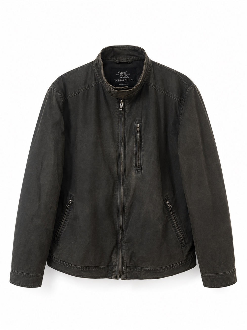 Rodd & Gunn Charcoal Black Coated Jacket